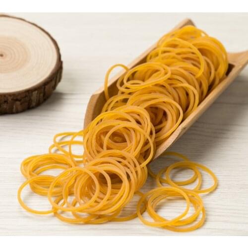 100Pcs Elastic Rubber Bands Bank Paper Bills Money Home Office Stretchable Band Sturdy Oil-free and High Temperature Resistant