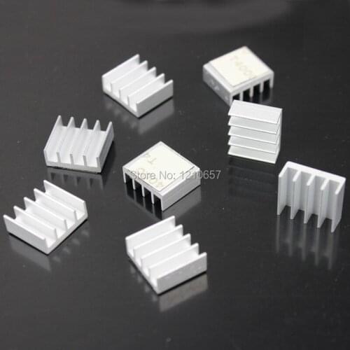 1600PCS lot Wholesale RHS-02 15 x 13 x 6mm Silver Memory Heat Sink Cooling Ram Aluminum Heatsink DDR DDR2 DDR3