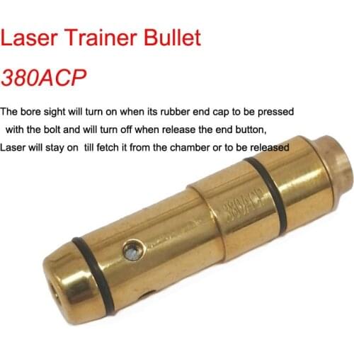 380ACP laser ammo laser bullet laser trainer pistol laser cartridge for dry fire training
