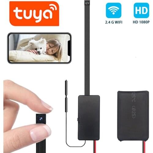 Yoothi Wireless WIFI Mini Cam Indoor External Battery Wide Angle Micro Video Camera Module Invisible Tuya Secret Camera IP WIFI