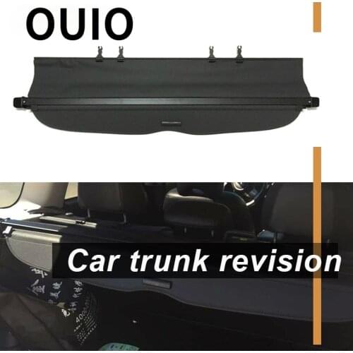 OUIO 1Set Car Rear Trunk Cargo Cover For Subaru Forester 2009 2010 2011 2012 Styling Black Security Shield Shade Accessories