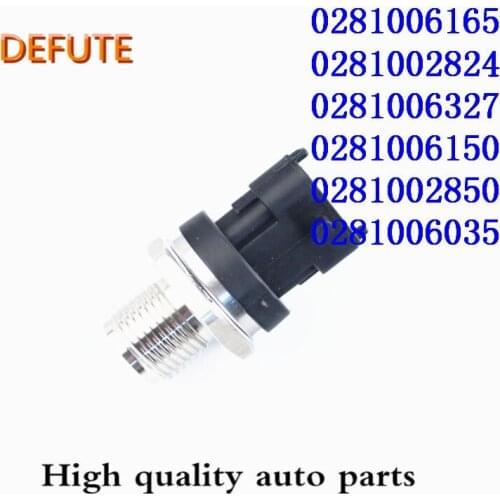 Common rail pressure sensors: 0281006150, 0281002850, 0281006035, 0281006325, 0281006047, 0281002909, 0281002405, 0281002186