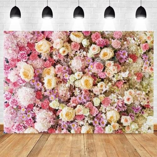 Yeele Different Color Flower Photo Background Photography Wedding Baby Birthday Party Love Backdrop For Photo Studio Photocall