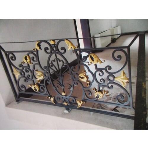 Hench shanghai factory design Wrought iron hand railing for stair