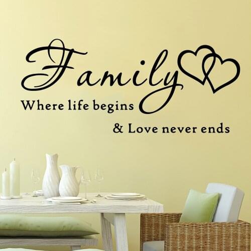 Creative Family Vinyl Kitchen Wall Stickers Wallpaper For Kitchen Living Room Home Decor Mural Custom vinilo decorativo