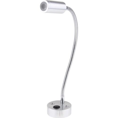 Wall Mounted Reading Light /Lamp - Flexible Gooseneck, Headboard Light For Bedside Reading Workbench/ Studio/Boat/RV 170LM