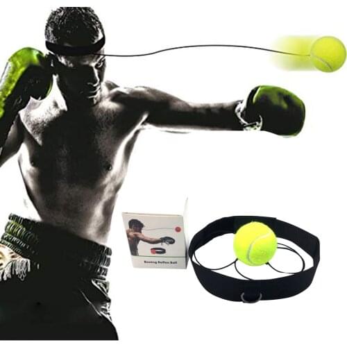 New Boxing Ball Green Headband Rubber Head Wear Boxing Magic Ball Sports Reaction Ability Training Exercise Speed Accessories