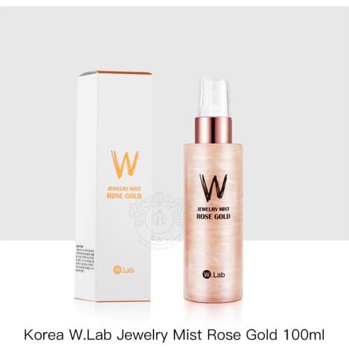 NEW Korea wlab Jewelry Makeup Setting Finishing Highlighter Fixing Spray make up primer base 100ml with Pearl nephrite collagen