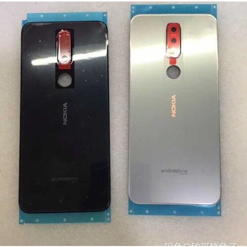 OEM Back Battery Cover Rear Case with Camera Lens Replacement for Nokia 7.1