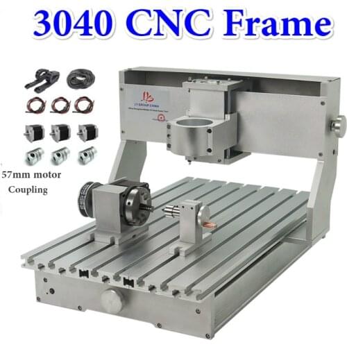 Diy mini cnc router frame 3040 machine spare parts with stepper motor limit switch 4030