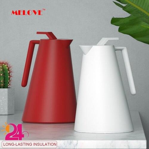 Large Capacity Thermos for Coffee Thermal Insulation Kettle Household Thermal Insulation Pot Glass Liner Thermos 1L