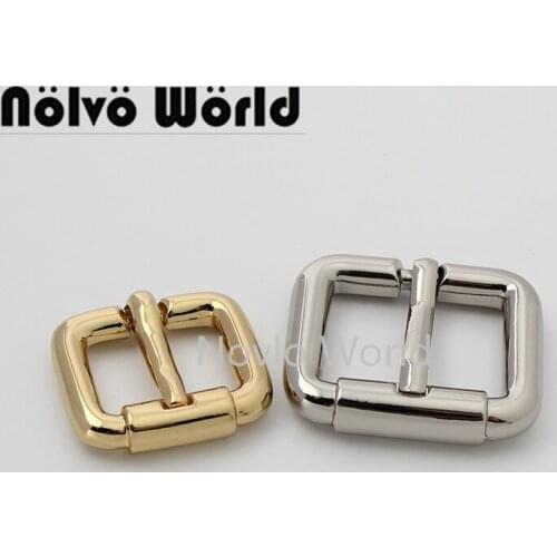 10-50 pieces 2 size 6 colors19mm 26mm inner polished pin buckle for backpack suitcase adjust buckle purse accessories