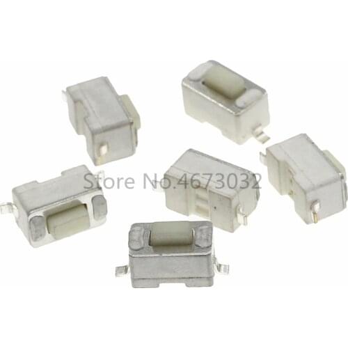 100pcs The micro SMD 3*6*4.3mm Micro switch 2Pins The patch switch 3x6x4.3 SMT Reset button