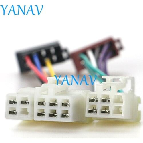 12-119 ISO Radio Adapter for-NISSAN 1983+ (select models) Wiring Harness Connector Lead Loom Cable Plug Car Stereo Radio