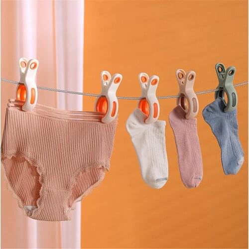 3/5pcs Clothespin Hanger Plastic Clothes Towel Clip Cloth Dry Holder Clothes Strong Spring Clothespin Holder Home Decoration