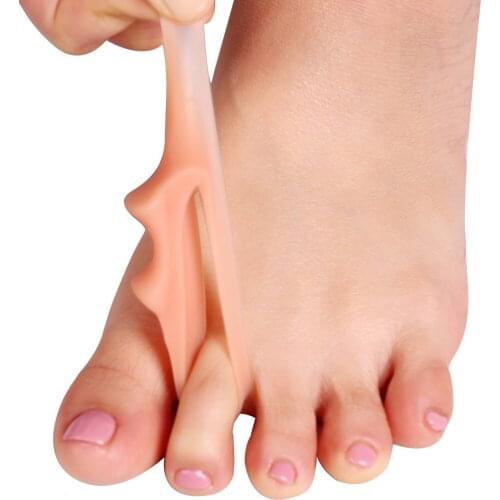 4PCS Gel Bunion Spacer Toe Separator Corrector Hallux Valgus Guard Foot Care