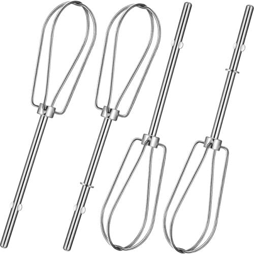 4Pcs Hand Mixer Turbo Beaters Spare Replacement Parts For KitchenAid W10490648 KHM2B AP5644233 W10240913 AP5644233 PS4082859