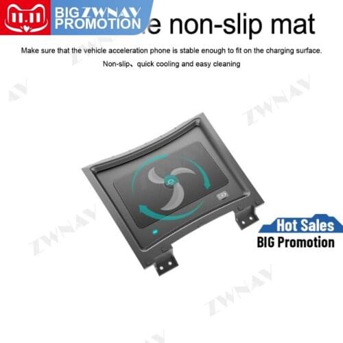 QI car wireless charger For Nissan Qashqai 2017 Nissan X-Trail 2.0L 2017 Wireless Charging Car Phone Holder for iphone/Samsung