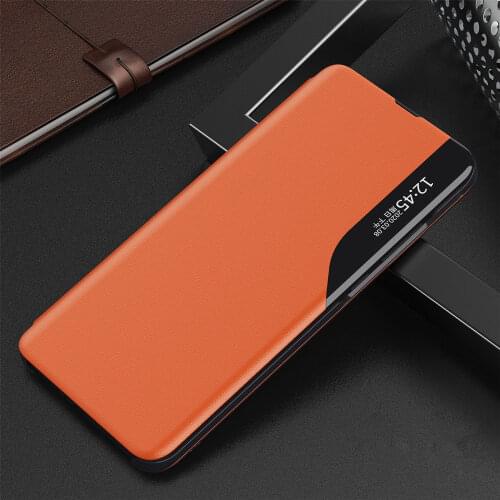 For Huawei P40 Lite P30 P20 Y7P Y5P Y6P Honor 9C 9A 9S Mate 20 Lite Nova 4e 3e Case Window View Auto Flip PU Leather Cover Funda