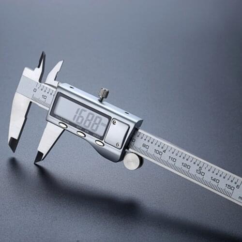 0-150mm/6" Metal Casing Digital CALIPER VERNIER 0.01mm Stainless Steel Caliper Digital Micrometer caliper Gauge Measure Tools
