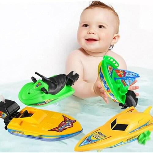 1pcs Float In Water Kid Toys Speed Boat Ship Wind Up Toy Classic Clockwork Toys Winter Shower Bath Toy For Children Boys Toys