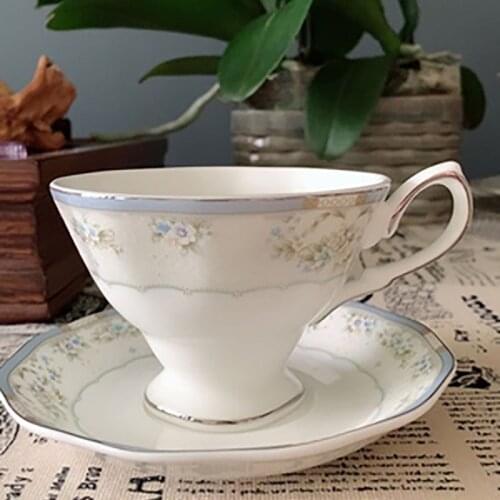 Coffee Cups Milk Drinkware Mugs European Style Afternoon Tea Ceramic Water Cup Home Gift Mug Band Tea Trays