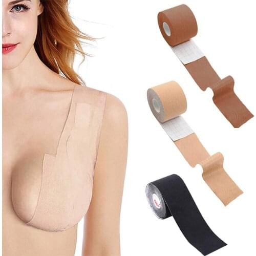 5M/1 Roll Nipple Tape Breast Cover Lift Tape Bra Sexy Intimates Women Breast Nipple Covers Push Up Bra Body Invisible Adhesive