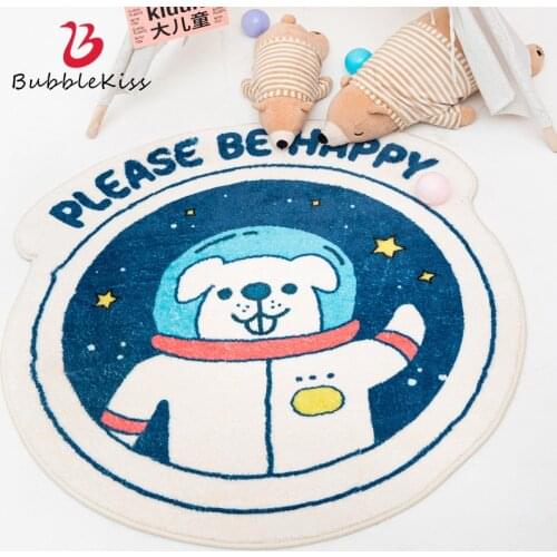 Bubble Kiss Cute Cartoon Lamb Wool Soft Carpets For Childrens Bedroom Floor Mats Living Room Coffee Table Home Decor Door Rugs