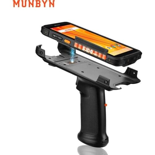 MUNBYN Handheld Android 8.1 PDA 2D Zebra 4710 barcode Scanner Barcode Reader 4G POS Terminal Data Collector With Pistol Grip