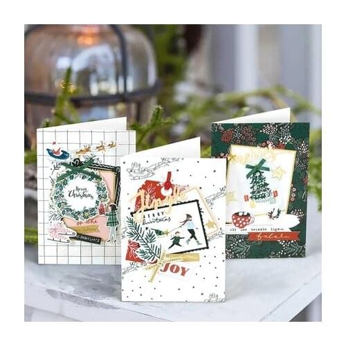 Christmas Greeting Card Making Kit Handmade Card Maker for Kids & Adults Create Your Own Christmas Card