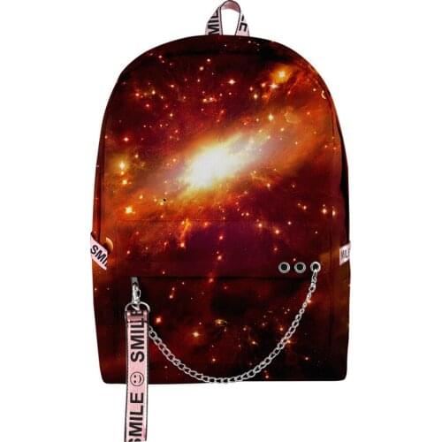 2020 New Casual 3D Print Starry sky backpack Schoolbag Men/Women Shoulder Travel Bag Print Hip Hop Teenage Girls bag