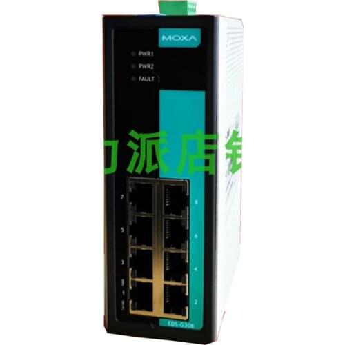 New Original Spot Photo For MOXA EDS-G308-T 8G Port Full Gigabit Unmanaged Switch