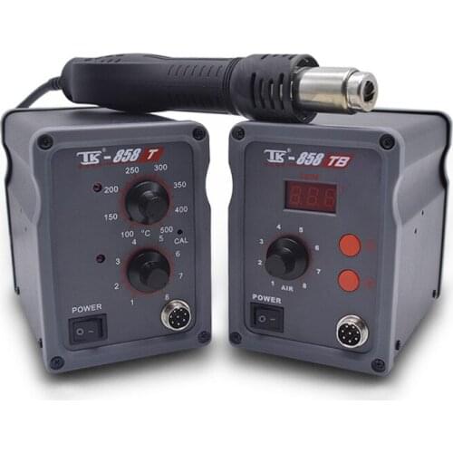 Desoldering Station Air Gun 858TB Led Display Imported 700w Heating Core No Brush Fan Soft Wind Hot Automatic Sleep Digital