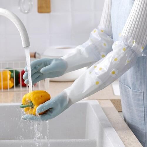 Cleaning gloves washing dishes kitchen household thickening warmth washing vegetables housework cleaning laundry