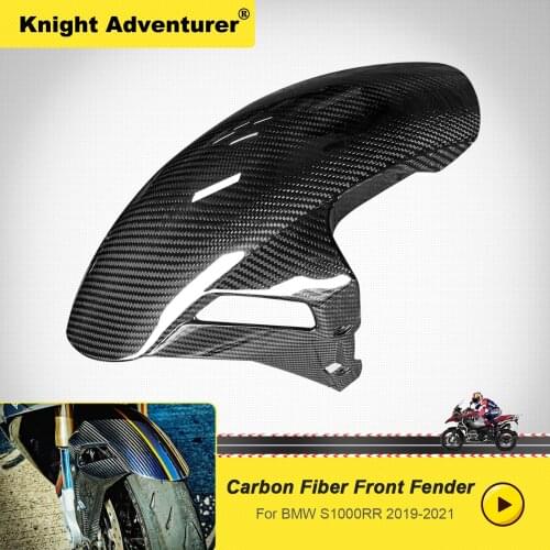 S1000RR S1000R HP4 2019 2020 2021 Carbon fiber Front Fender Splash Mud Dust Guard Mudguard For BMW S 1000 RR S 1000 R 2019-2021