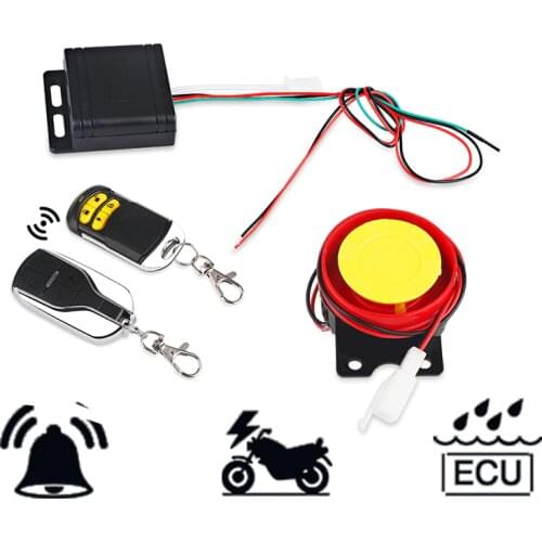 12V Motorcycle Scooter Anti-theft Security Alarm System Remote Control Motorbike Alarm for Honda Yamaha Kawasaki KTM Suzuki