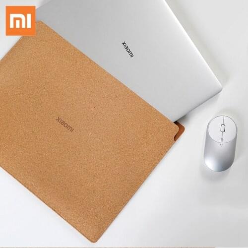 Xiaomi Custom Cork Laptop Bag Oak Wood Waterproof Notebook Bag For Mi Laptop Pro 15 OLED RedmiBook Pro 15 Handbag Briefcase Bag