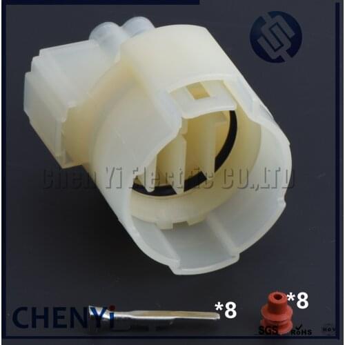 1 set 8 pin car waterproof auto connector 2.0 male speaker plug sensor connectors 6187-8691 Automotive Sealed Plug
