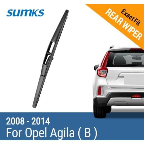 SUMKS Rear Wiper Blade for Opel Agila ( B ) 2008 2009 2010 2011 2012 2013 2014