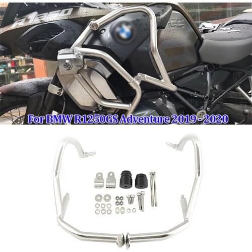 For BMW R1250GS Adventure R1250GSA R1250HP 2019 2020 frame protection engine highway guards upper crash bar bumper R1250GS ADV