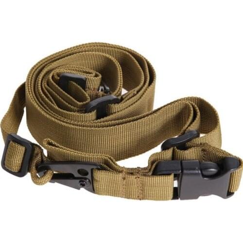 1pcs Rifle Sling Adjustable Hunting Tactical Bungee Sling Swivels Airsoft Hunting Gun Strap
