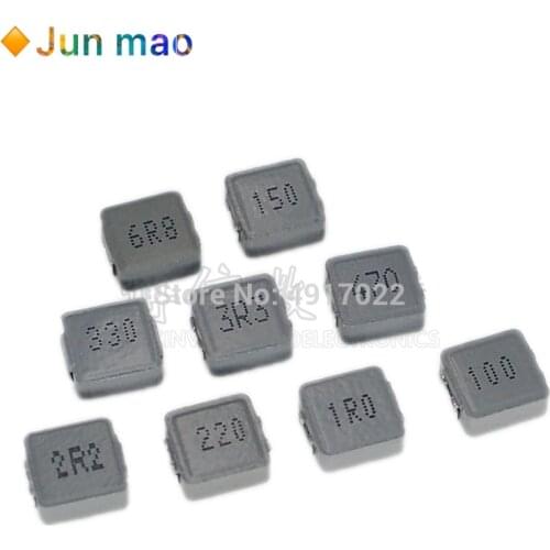 10pcs SMD Power Inductors 0520 1UH 2.2UH 3.3UH 4.7UH 6.8UH 10UH Chip Inductor 0520 5*5*2 1R0 2R2 3R3 4R7 6R8 100
