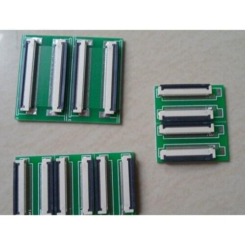 10pcs TFT LCD FPC flat cable lengthen pinboard 0.5 Flip type 4P 8P 10P 12P 20P 24P 26P 30P 40P 50P 60P FPC cable Adapter plate