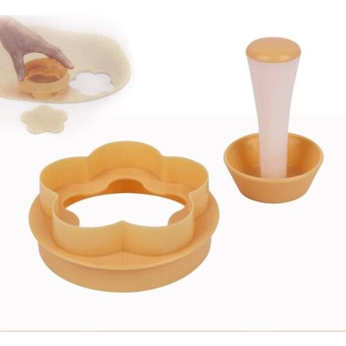 2pcs/set Cookie Biscuit DIY Mold Fancy Cake Mold Fondant Mould Cookie Cutter Baking Mould Tools Bakeware