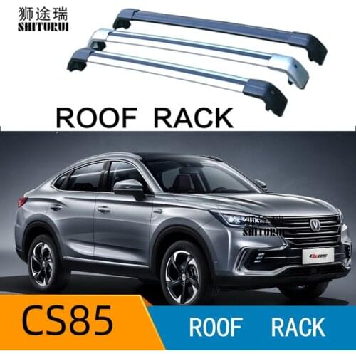2Pcs Roof Bars for Changan Cs85 2019 2020 Aluminum Alloy Side Bars Cross Rails Roof Rack Luggage CUV SUV LED