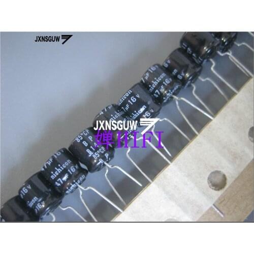20PCS NICHICON BP 16V47UF 6X7MM 47UF 16V original audio Aluminum electrolytic capacitor 85 degrees 47uF/16V