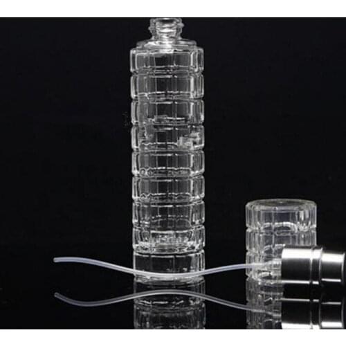 30ML transparent glass crystal material bulk crystal clear perfume spray bottle F20171710