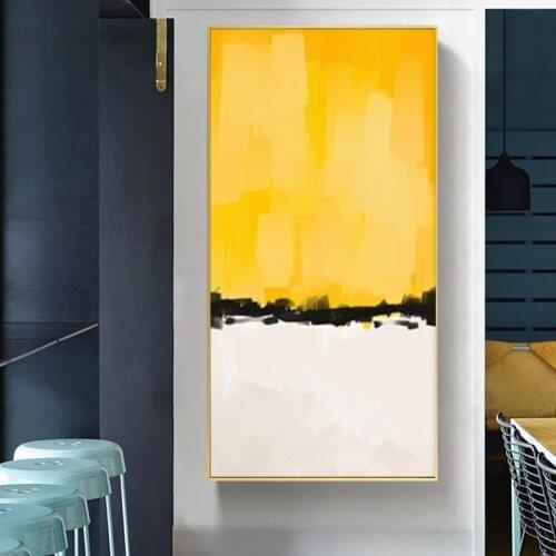 Abstract Colorful Landscape Bedroom Entrance Canvas Painting Posters and Prints Wall Art Pictures for Living Room Home Decor