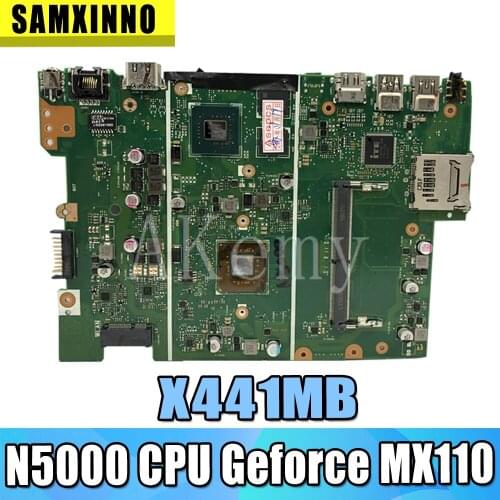 Akemy For Asus X441 X441M X441MB Laotop Mainboard X441MB Motherboard with N5000 CPU Geforce Geforce MX110
