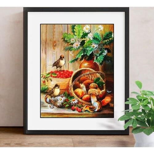 Diamond Embroidery Full Display Bird 5D Cross Stitch Mosaic Diamond Painting Full Square Animal DIY Home Decor Gift